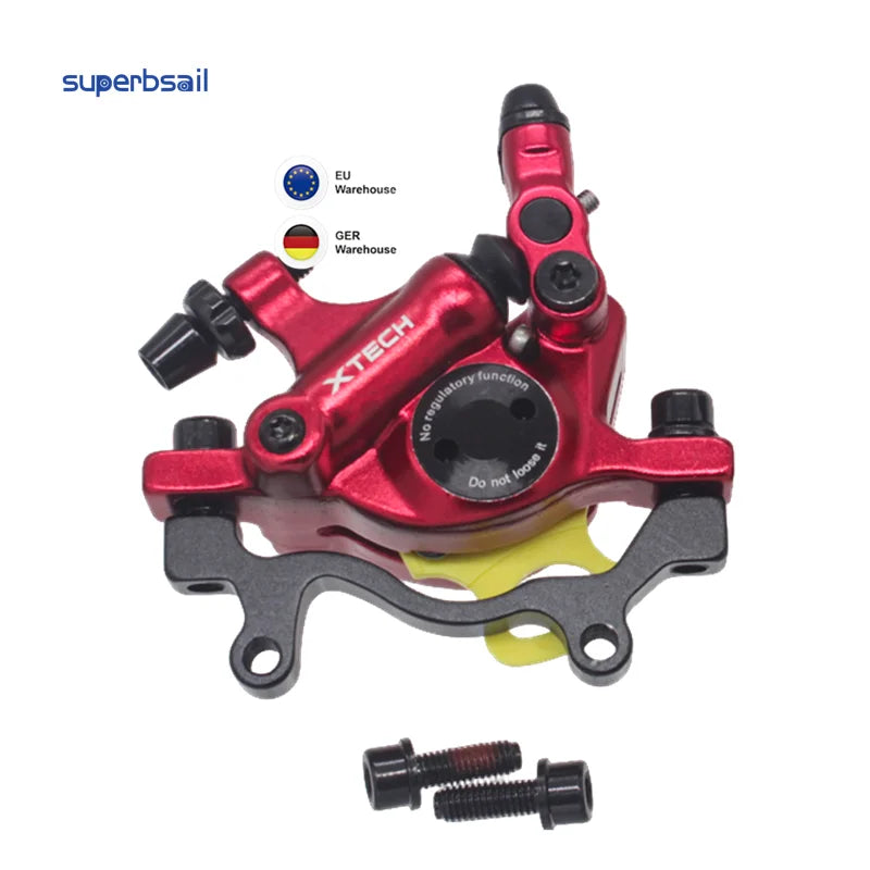 ZOOM Bicycle Hydraulic Disc Brake MTB Mountain Road Bike Bicycle Hydraulic Oil Line Pulling Disc Brake XTECH HB100 Front & Rear