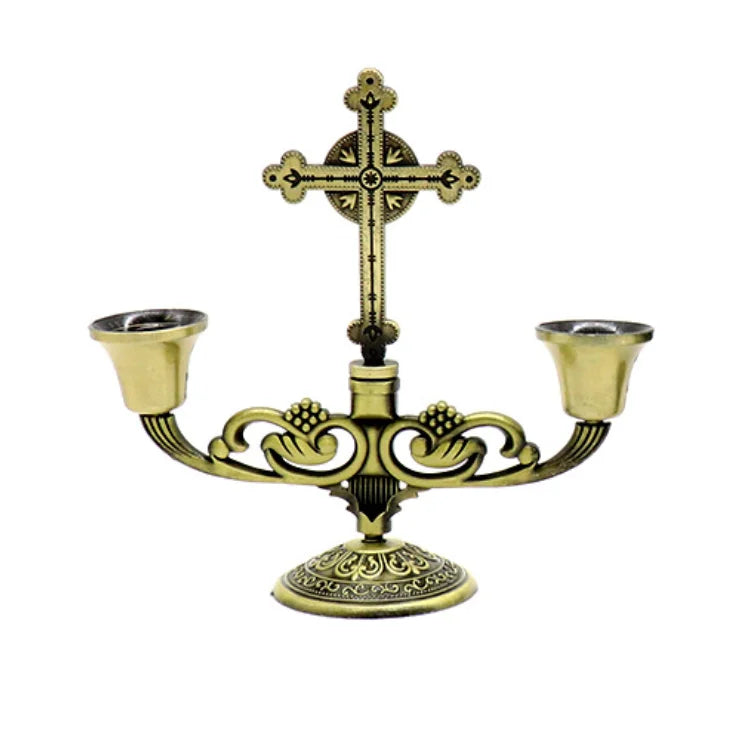 Bronze Candelabra Taper Candlestick Holder