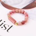Wholesale Handmade Rings Healing Crystal Natural Gemstone 4mm Mini Beads Classic Gifts