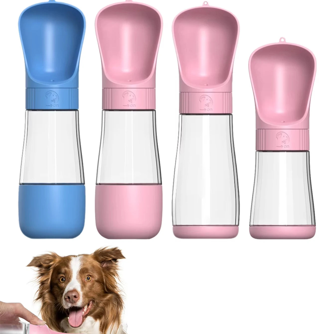 Clear Portable Pet Travel Water Bottle for Dog for Outdoor