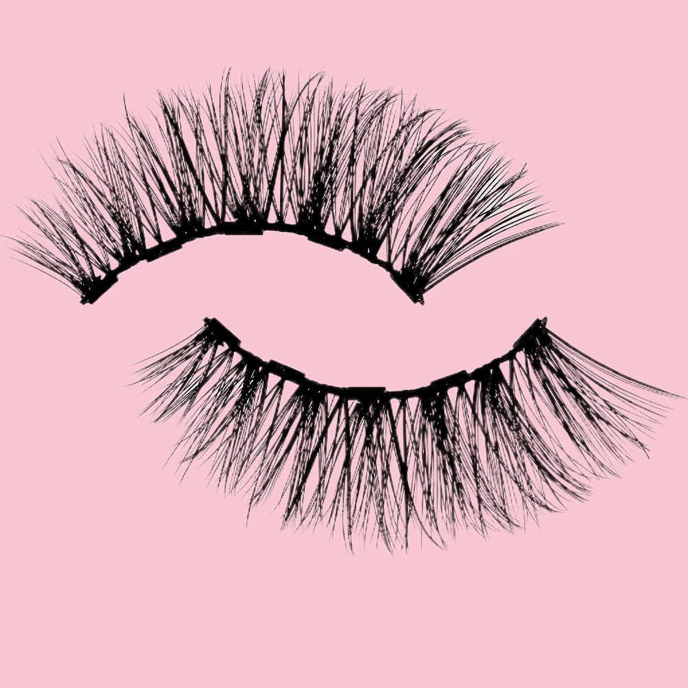 Handmade Magnetic Eyelash Kit Eyeliner Soft Magnetic Lash Eyelashes Korean PBT Fiber Natural Long Waterproof Reusable Premium
