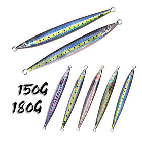 Japan Quality Model 3d Eyes 150g/180g Metal Jig 3D Print Artificial Bait Boat Fishing Jig Tuna Lures