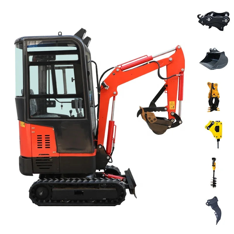 New Product 1 Ton 2ton 3ton Mini Household Equipment Digger Excavator