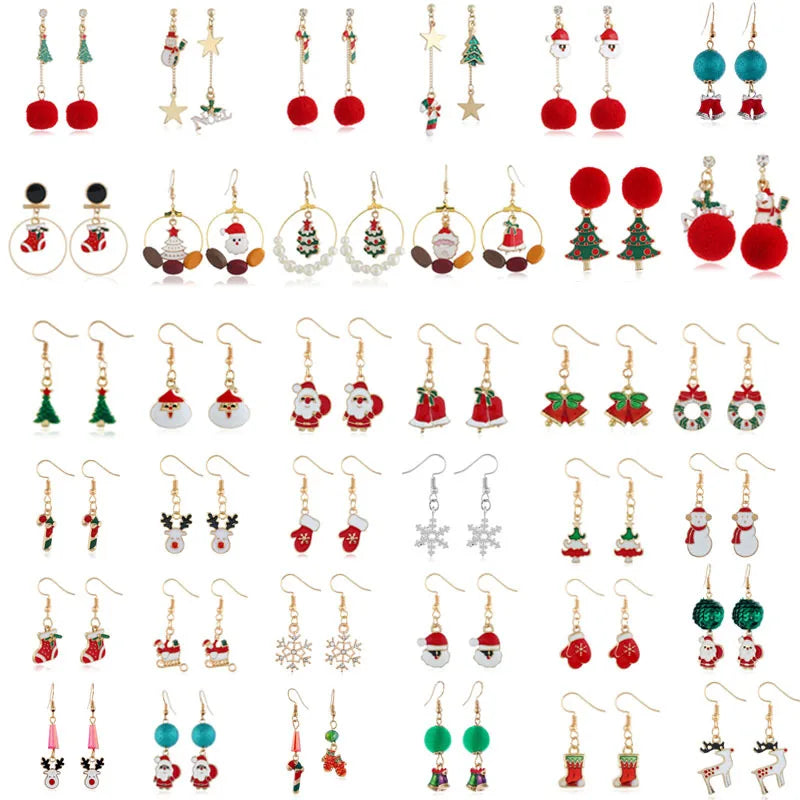 Christmas Gift Trendy Statement Dangling Pearl Earring Hooks Set Fashion Jewelry Gold Plated Designer Drop Earrings Women