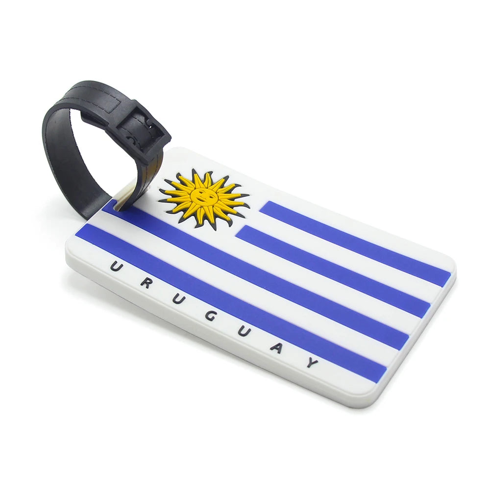 Bag Label Airplane Promotion Gifts Baggage Petra Jordanian Airline Tag Silicone Custom Travel Name ID Soft PVC Luggage Tag