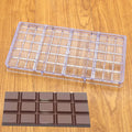 Early Riser 4 Cavity Grid Shape DIY Checkered Cookies Cake Tool Snack Candy Silicone Plastic Mold Chocolate Mouldings Making