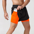 Custom Mens Athletic Lightweight Jogger Shorts With Pocket Quick Dry Activewear Split Running Shorts