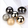 Fashion Mushroom Shape Retro Round Alloy Gold Button Hair Accessories Bag Decoration Suit Sweater Sewing on Garment Buttons