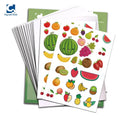 Good quality 8.5*11 inch A4 inkjet vinyl transparent sticker for inkjet printer