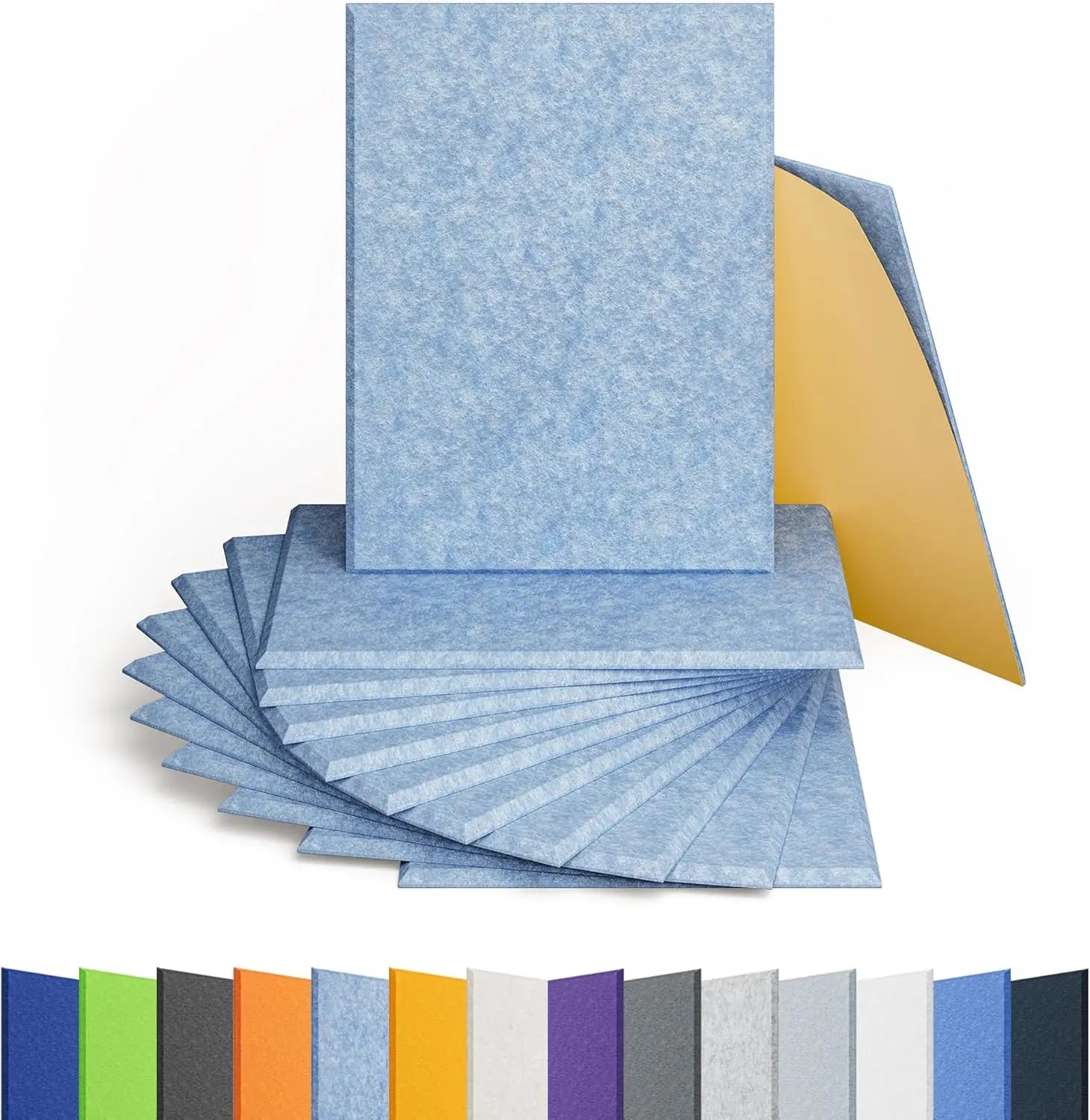 9mm High Density Felt Polyester Soundproof Foam Wall Panels for Modern Hotel Office Home Studio