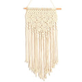 Handmade Boho Chic Wall Hanging Macrame Cord Woven Geometric Wall Art Self-Adhesive for Apartment/Room/Home Decoration
