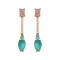 Top Sale Dainty Zircon Water Drop Earrings for Women Minimalist Classic Dangling Earrings Costume Party 18K Gold Plated Jewelry