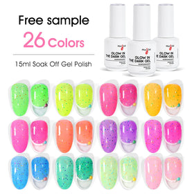 Missgel Glow in the Dark Gelpolish UV Nail Polish Organic 15ml Esmaltes Semipermanentes