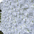 RSH Wedding Backdrop Decoration Silk Rose Hydrangea Peony Flowers Artificial Roll up 5d White Flower Wall