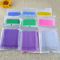 Private Label Mascara Disposable Eyelash Extension Applicator Micro Brush Make up Eyelash Micro Brush