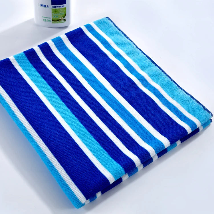 Factory Custom Cartoon Print Polyester Microfiber Quick Dry Absorbent Sand-Free Beach Towel with Logo for Beach Travel