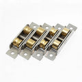 Stainless Steel Flat Window Rollers Upvc U groove 14mm and 16mm Factory India Aluminium Sliding Upvc Window Roller Pulley