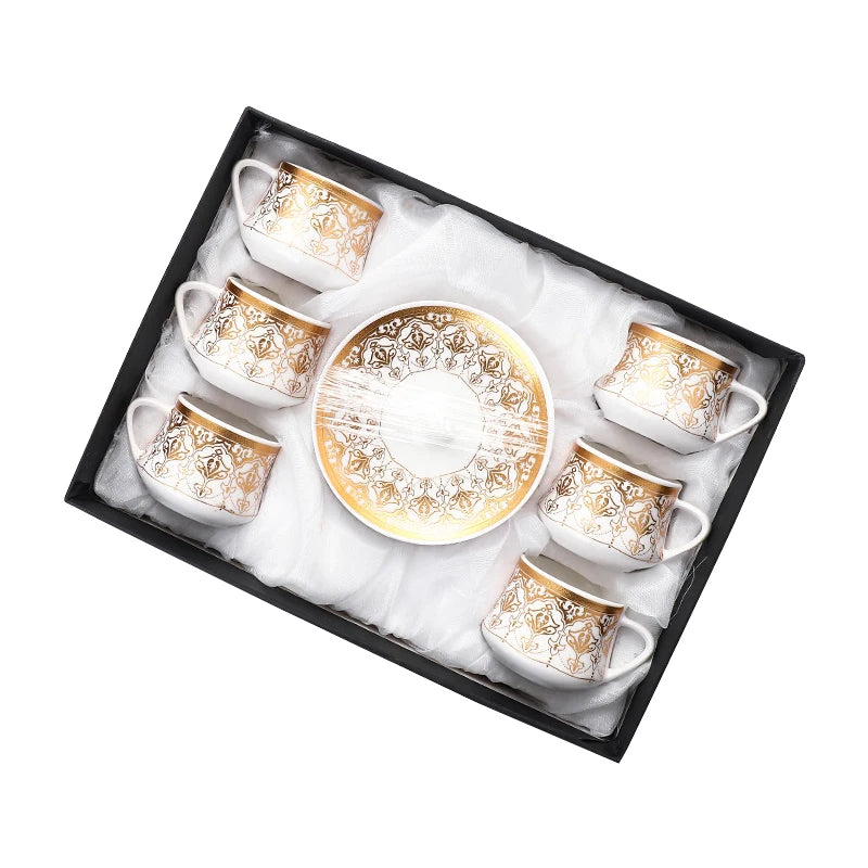 Nordic Style Modern Custom Color Ceramic Coffee Cappuccino Espresso Cups with Saucer
