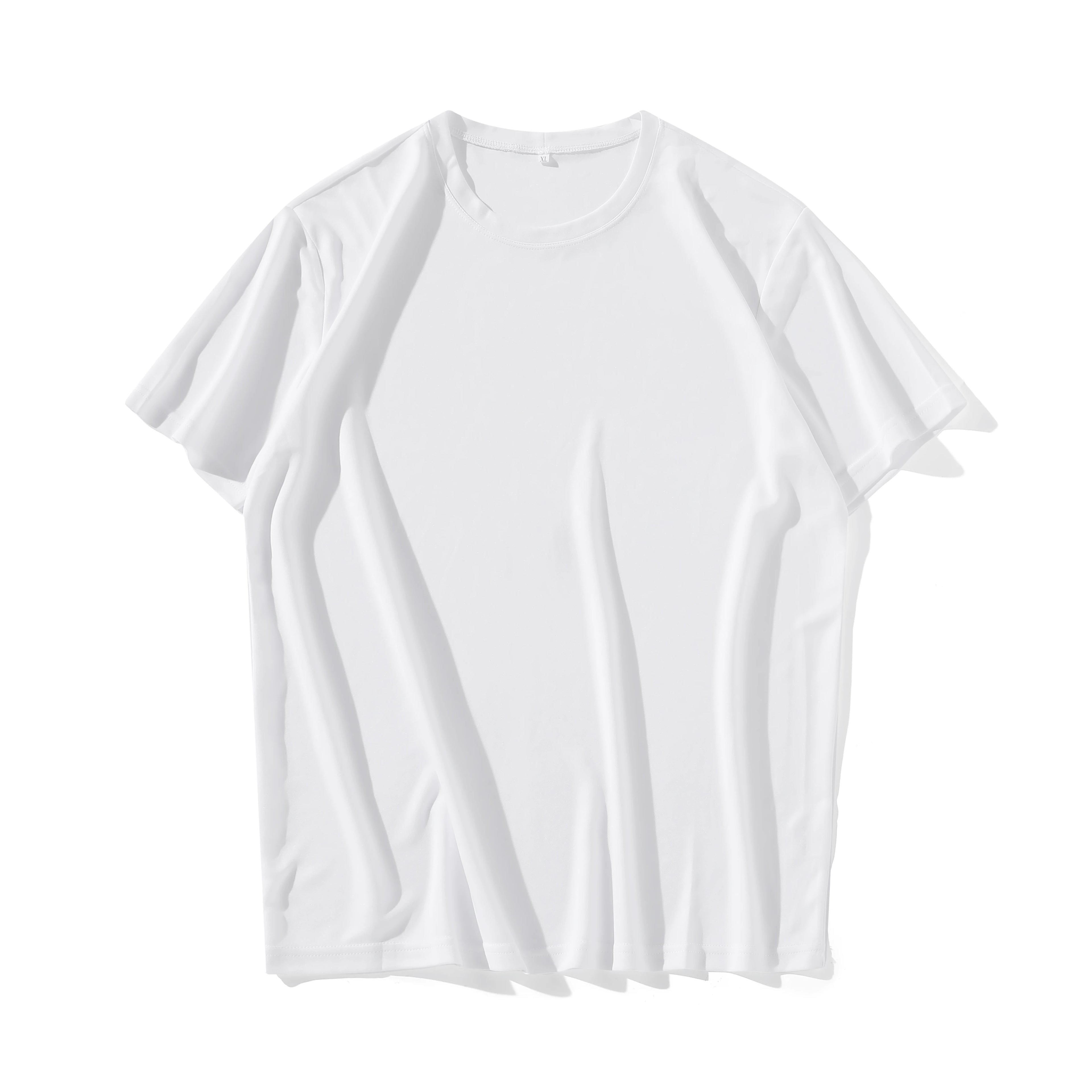 Wholesale 100% Polyester T Shirts Sublimation Blank Quick Dry Tshirts for Printer Printing Logo Custom Sublimated Mens T-shirts