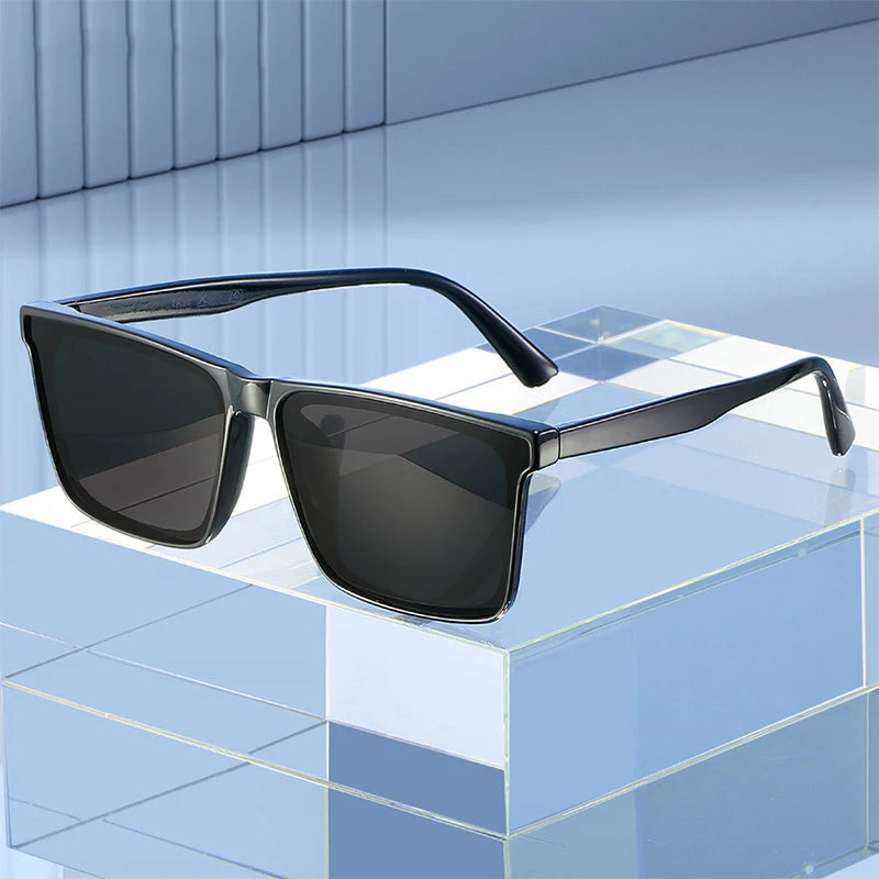 New Arrival Rectangle Polarized Men Sunglasses Fashion Women Sun Glasses
