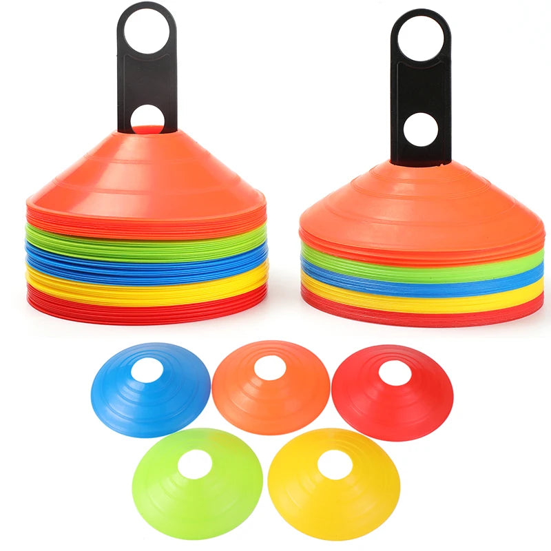 Wholesale Durable Eco-Friendly Plastic Thicker Soccer Disc Cones-Outdoor Soccer Training Tools with Custom Logo 19cm Diameter