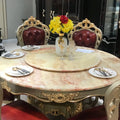 Home Furniture Antique Classic Dinning Set Table Sets with Solid Wood Wooden Dining Table and Chair