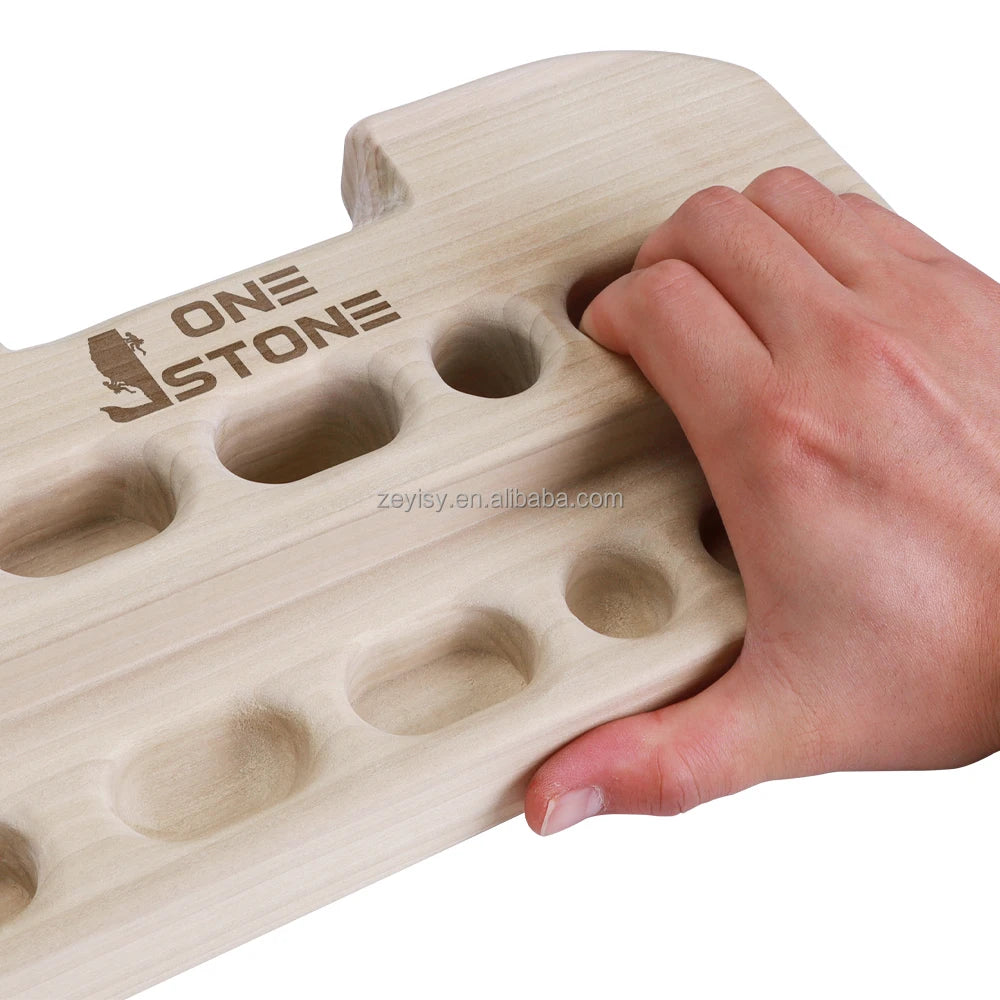 Best Portable Wooden Hangboard for Indoor Rock Climbing & Bouldering Training Sports & Entertainment Product