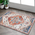Entrance Doormat Indoor Stairs Mats Accent Rug Non-Slip Traditional Vintage Carpet Entryway Floor Mat Alfombra