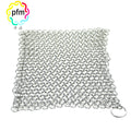 5/6/7/8 Inch Food Grade Stainless Steel 304 Chain Mail Scrubber / Cast Iron Skillet Cleaner