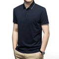 Custom logo Black Casual Anti-wrinkle Moisture Wicking Polo Luxury Tactical Cotton Shirt for Men Clothes Men Short Sleeve Polo