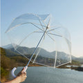 Advertising Gift Umbrella Custom Portable POE PVC Transparent Umbrella With Logo