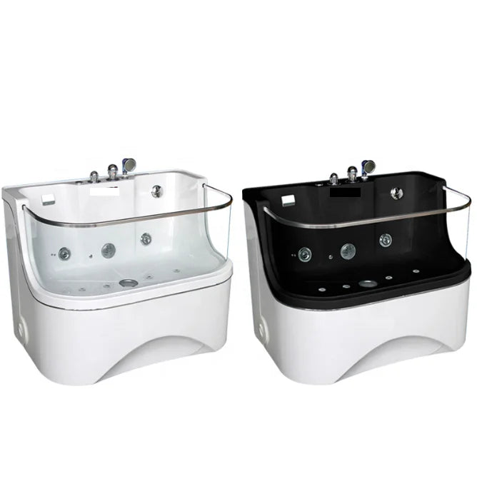 USMILEPET Eco-Friendly Acrylic Adjustable Multifunctional Dog Spa Grooming Bathtub for Pet Salon