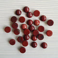 Hongzhuo Natural Polished Red Jasper Cabochon Loose Gemstones for Jewelry Making and for Crystal Healing Crafts for Business Gifts