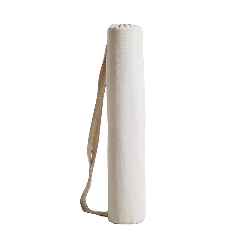 Customizable Canvas Storage Bag for Yoga Mats Spacious Capacity Shopping Bags Mat Storage Bag
