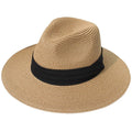 QIANXUN High Quality Floppy Paper Sunshade Beach Hat Custom Wholesale Panama Straw Hats Summer Women