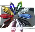 Customization 11x33mm Wholesale Acrylic Beads Crystal Chandelier Pendant Hanging Glass Lamp Prisms MegaBDM