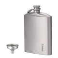 camping accessories Titanium Hip Flask 220ml/7.74 Fl Oz Ultralight Portable Leakproof Pocket Flask Flagon With Screw Clip Camping Accessories
