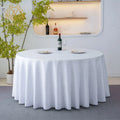 New Custom Luxury Round Waterproof Dining Table Clothes Fabric Jacquard Polyester Tablecloths for Wedding Table Decoration