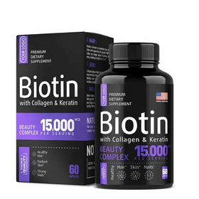 Aeglewell OEM Private Label Hair Growth Pills Vitamins Supplement Hyaluronic Acid Keratin Collagen Biotin Capsules