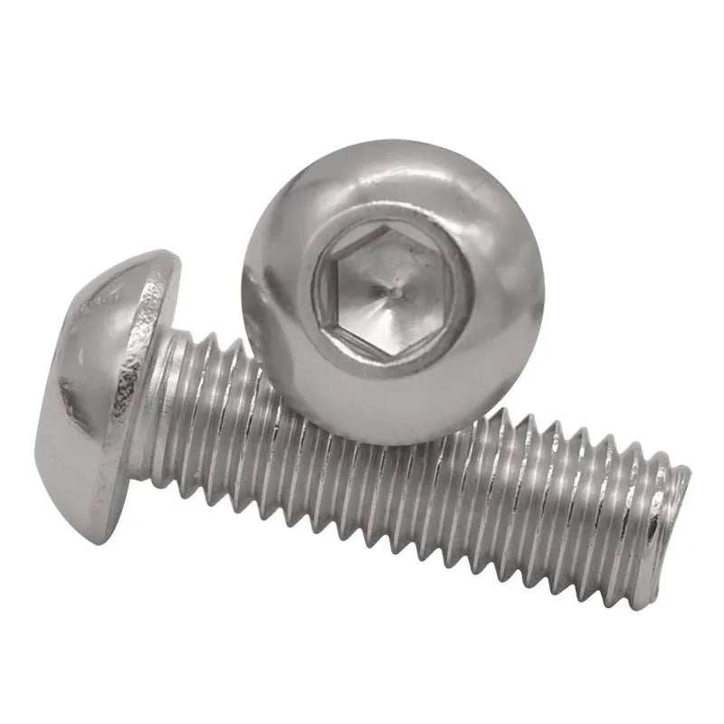 M3-M16 Metric Sizes DIN ISO 7380 Stainless Steel 304 316 Hex Socket Button Head Screws
