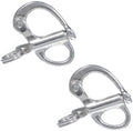Durable Stainless Steel Fixed Bail Quick Release Snap Shackle for Kayak Sailboat Yacht Sailing Hardware
