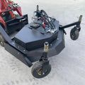 Skid Steer Attachments Four in One Tipping Bucket Snow Blower Ditcher Swing Head Stump Crusher Attachment for Mini Loaders