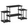 Modern Minimalist Metal Wood TV Rack Wooden Design Shelf Television Stand for Home Bedroom Office Versatile Furniture