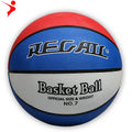 Regail Good Rubber Basket Ball Street Outdoor Basketball No.7 and No.5 Blue/red/white Color Basketball Welcome Customs