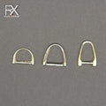 Custom Mini D Ring Metal Small D-Shackle Buckle Bag Fittings Screw D Buckle Hardware Accessories for Clothing Parts Hat Shoes