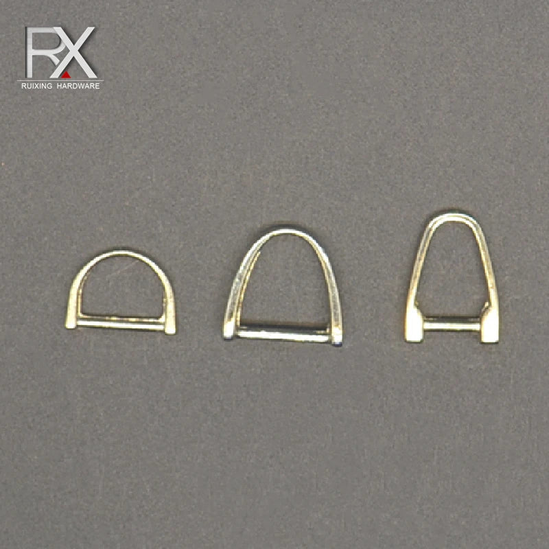 Custom Mini D Ring Metal Small D-Shackle Buckle Bag Fittings Screw D Buckle Hardware Accessories for Clothing Parts Hat Shoes