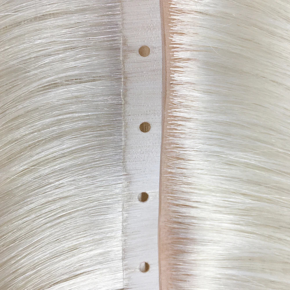 2025 New Trend Unprocessed Double Drawn Hole Weft Hair Extensions Wholesale Invisible Butterfly Weft Hair