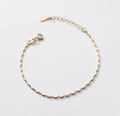 925 Silver Bracelets Little square Shape Plain Gold Plated Fashion Jewelry Bracelets Women
