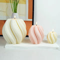 Creative Geometric Wave Silicone Resin Molds for Aromatherapy Candle Making DIY OPP Bag Packaging for Home Wedding Decor