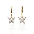 CANNER 18K Gold Plated Fashion New Products Personality Creative Simple Butterfly Zircon Pendant  Hoop Earrings